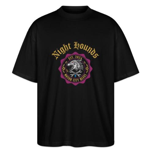 Night Hounds Wolf Patch - Stanley/Stella Blaster Oversized T-Shirt 