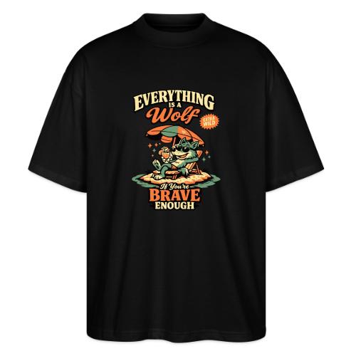Everything Is A Wolf – Retro Chill - Stanley/Stella Blaster Oversized T-Shirt 