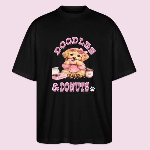 Doodles & Doughnut Cozy Dog Mom Design - Stanley/Stella Blaster Oversized T-Shirt 