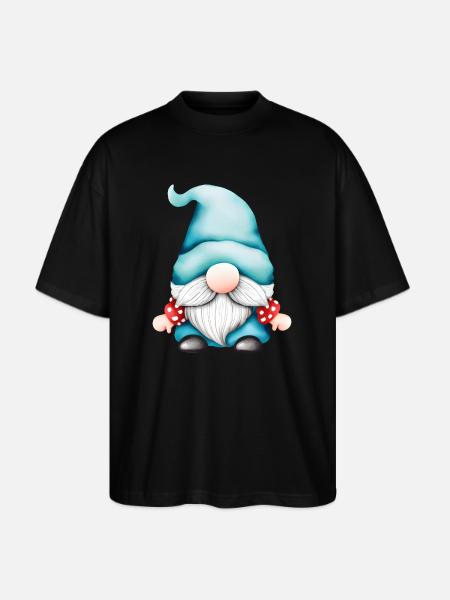 Gnome - Stanley/Stella Blaster Oversized T-Shirt - black