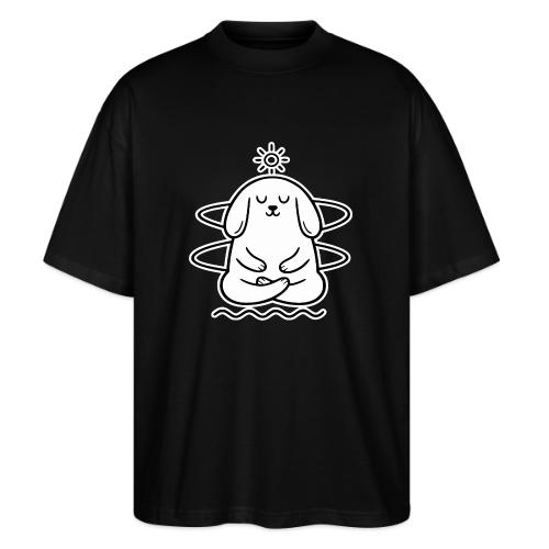 Cute Meditating Bunny Zen Yoga Animal - Stanley/Stella Blaster Oversized T-Shirt 
