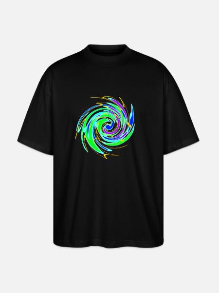Where's the Purple? - Stanley/Stella Blaster Oversized T-Shirt - black