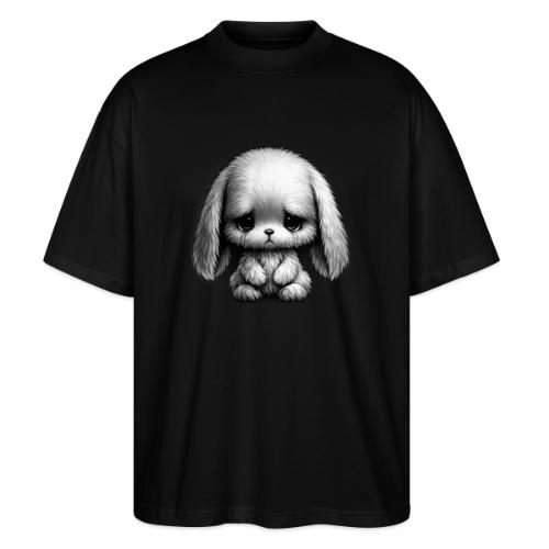 Sad Puppy Meme with Puppy Standing - Stanley/Stella Blaster Oversized T-Shirt 