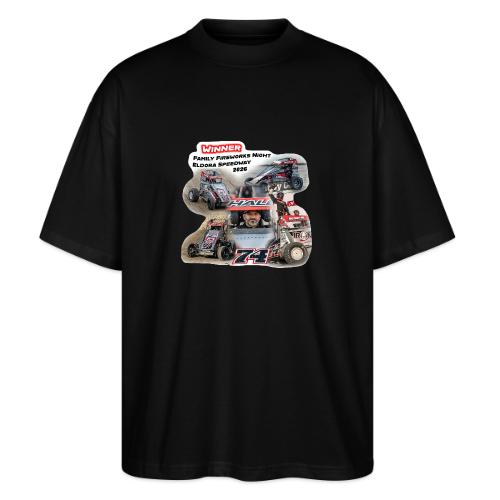Luke Hall - Eldora Speedway FFN#1 Design 1 - Stanley/Stella Blaster Oversized T-Shirt 