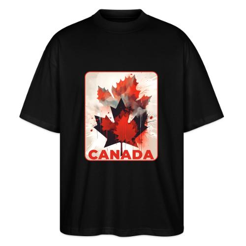 Canada Inked Leaf - Stanley/Stella Blaster Oversized T-Shirt 