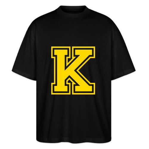Letter k – Capital Athletic Alphabet Monogram - Stanley/Stella Blaster Oversized T-Shirt 