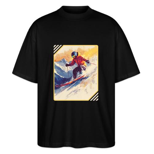 Skiing Through Snow Dreams - Stanley/Stella Blaster Oversized T-Shirt 