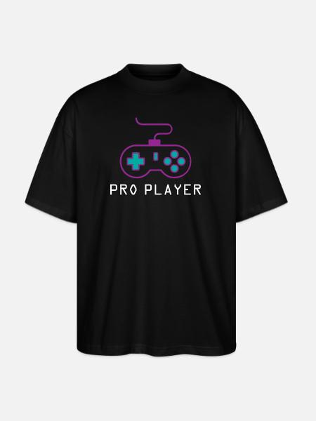 Pro Player Gamer - Stanley/Stella Blaster Oversized T-Shirt - black