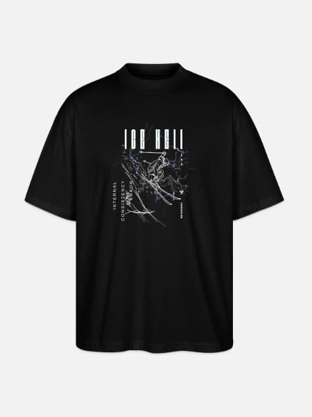 Neon Lightning Skeleton Circuit - Stanley/Stella Blaster Oversized T-Shirt - black
