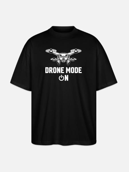 Drone Mode: On - Stanley/Stella Blaster Oversized T-Shirt - black