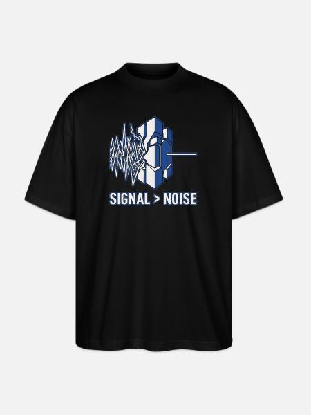 Professional Signal Logic Tee - Stanley/Stella Blaster Oversized T-Shirt - black