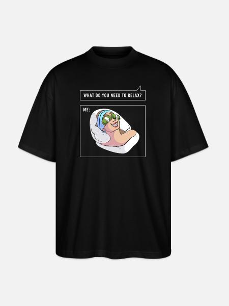 Funny Money Meme Trending - Stanley/Stella Blaster Oversized T-Shirt - black