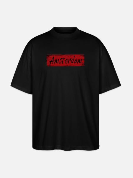 Amsterdam - Stanley/Stella Blaster Oversized T-Shirt - black