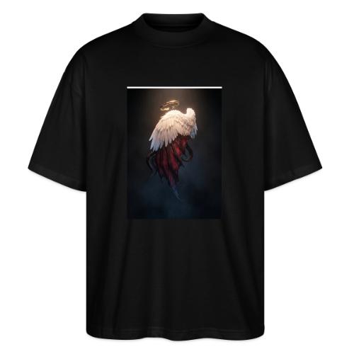 Angel vs Demon Wings Dark Aesthetic Gothic T-Shirt - Stanley/Stella Blaster Oversized T-Shirt 
