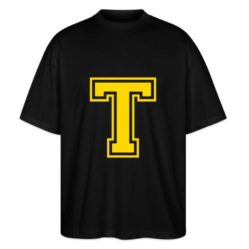 Letter T – Capital Athletic Alphabet Monogram - Stanley/Stella Blaster Oversized T-Shirt 