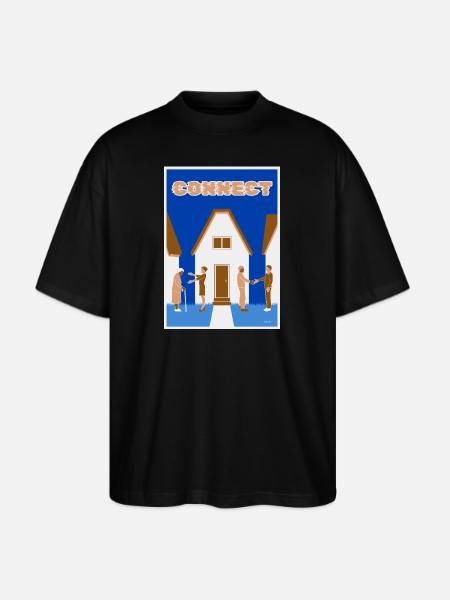 Connect - Stanley/Stella Blaster Oversized T-Shirt - black