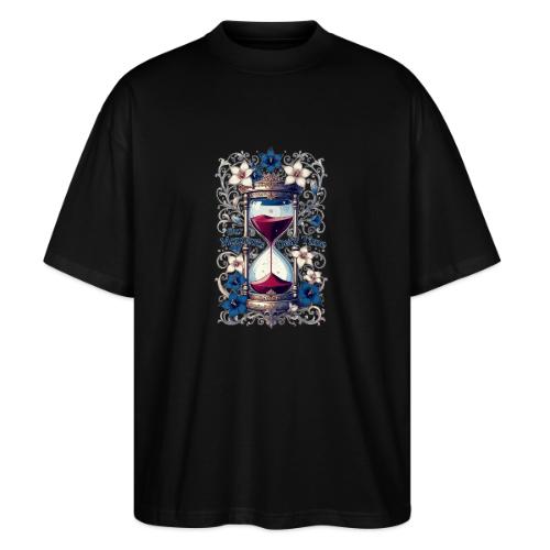 Our Moments Defy Time Hourglass Gifts T-Shirt - Stanley/Stella Blaster Oversized T-Shirt 