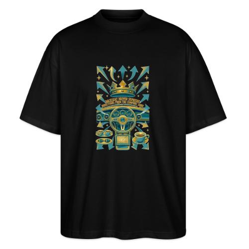 Backseat Driver T Shirt, Funny Dad Gift - Stanley/Stella Blaster Oversized T-Shirt 