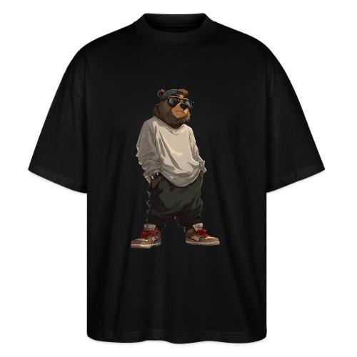 Urban Streetwear Bear Cool Apparel Design - Stanley/Stella Blaster Oversized T-Shirt 
