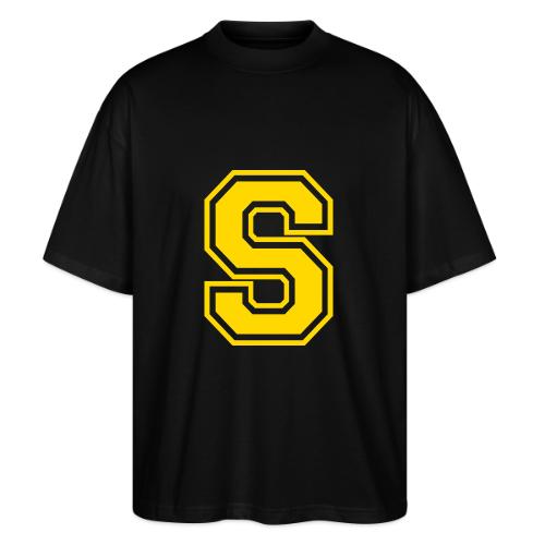 Letter S – Capital Athletic Alphabet Monogram - Stanley/Stella Blaster Oversized T-Shirt 