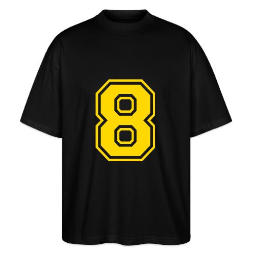 Number 8 in a classic athletic collegiate font - Stanley/Stella Blaster Oversized T-Shirt 
