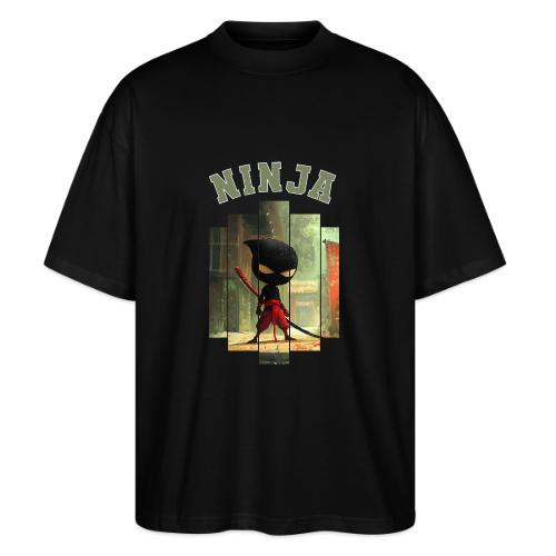 Cute Ninja Attack - Stanley/Stella Blaster Oversized T-Shirt 
