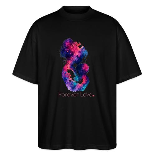 Forever Love-Vibrant Watercolor Mother-Child - Stanley/Stella Blaster Oversized T-Shirt 