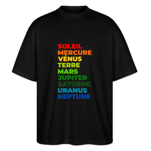 Solar System in Color - Stanley/Stella Blaster Oversized T-Shirt 