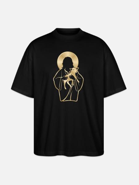 Jesus Shepherd - Stanley/Stella Blaster Oversized T-Shirt - black