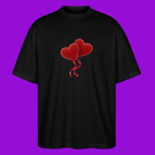 Two hearts together - Stanley/Stella Blaster Oversized T-Shirt 