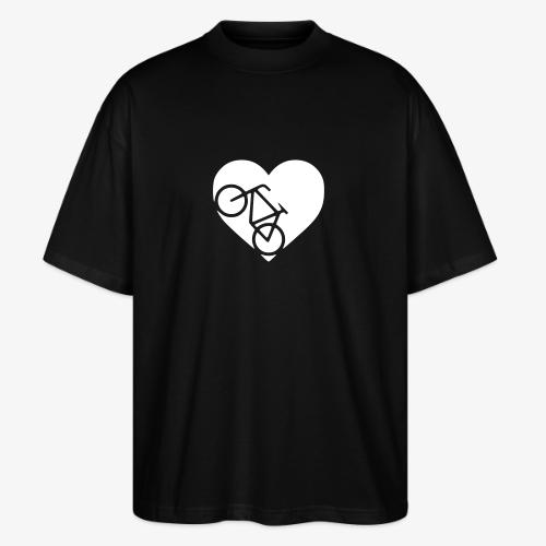 heart_bicycle_cutout - Stanley/Stella Blaster Oversized T-Shirt 