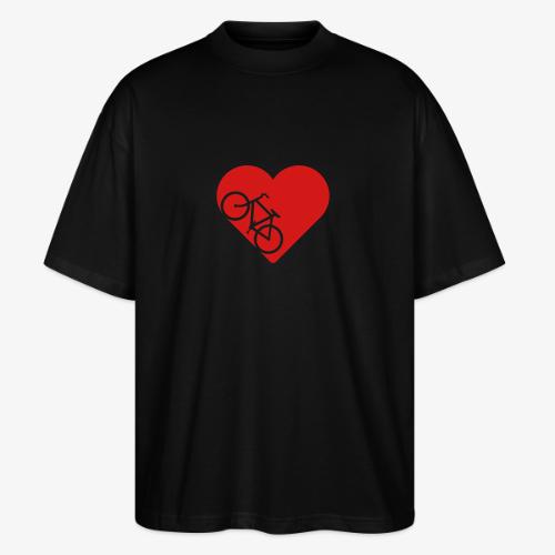 Bike in heart - Stanley/Stella Blaster Oversized T-Shirt 