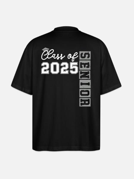 Class Of 2025 Senior  - Stanley/Stella Blaster Oversized T-Shirt  - black