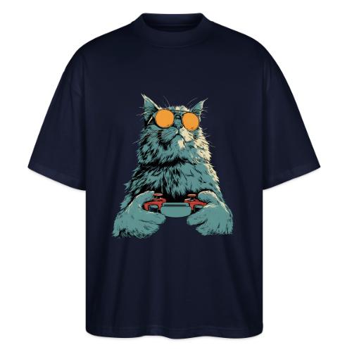 Cat: Fluff Mode On - Stanley/Stella Blaster Oversized T-Shirt 
