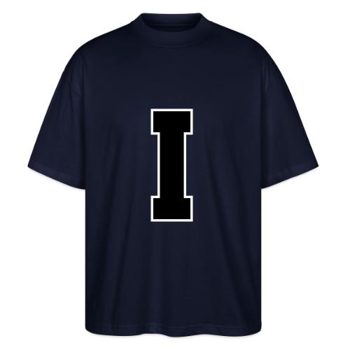 Varsity Letter I Collegiate Monogram - Stanley/Stella Blaster Oversized T-Shirt 