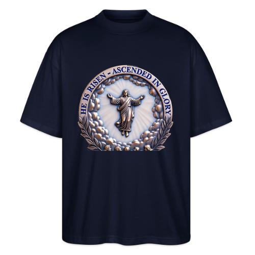 He Is Risen Ascended In Glory T Shirt, Gift - Stanley/Stella Blaster Oversized T-Shirt 