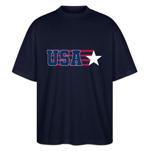 Star Stripe USA - Stanley/Stella Blaster Oversized T-Shirt 