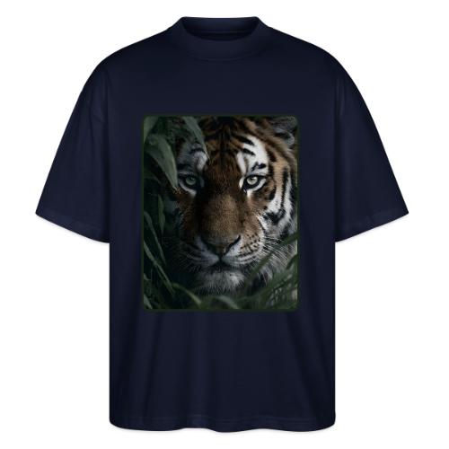 Tiger Jungle Eyes Wildlife Design - Stanley/Stella Blaster Oversized T-Shirt 