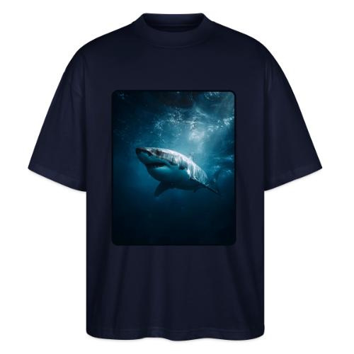 Great White Shark Ocean Design - Stanley/Stella Blaster Oversized T-Shirt 