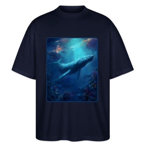 Humpback Whale Ocean Reef Design - Stanley/Stella Blaster Oversized T-Shirt 