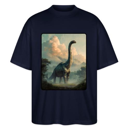 Brachiosaurus Prehistoric Scene Design - Stanley/Stella Blaster Oversized T-Shirt 