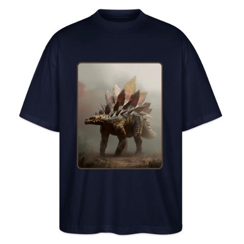 Stegosaurus Misty Forest Design - Stanley/Stella Blaster Oversized T-Shirt 