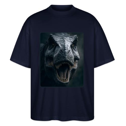 T Rex Cinematic Close-Up Design - Stanley/Stella Blaster Oversized T-Shirt 