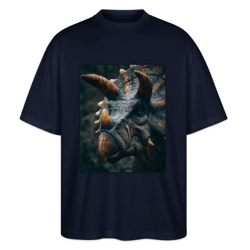 Triceratops Detailed Portrait Design - Stanley/Stella Blaster Oversized T-Shirt 
