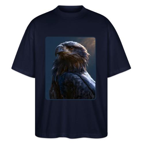 Majestic Eagle Cinematic Portrait Design - Stanley/Stella Blaster Oversized T-Shirt 