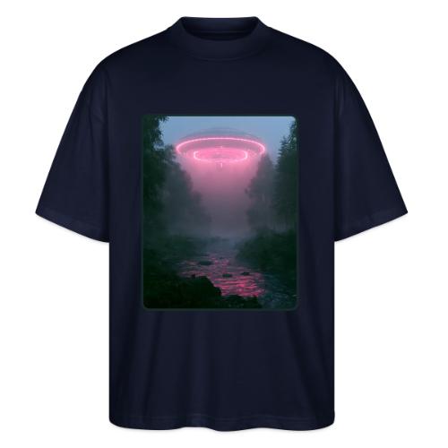 Neon UFO Forest River Design - Stanley/Stella Blaster Oversized T-Shirt 