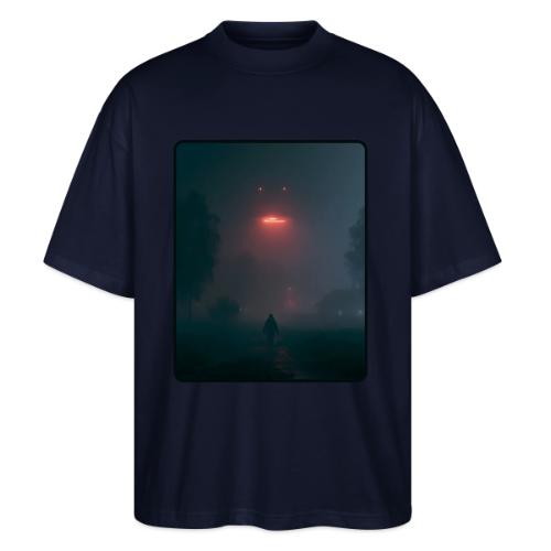 Mysterious UFO Encounter Design - Stanley/Stella Blaster Oversized T-Shirt 