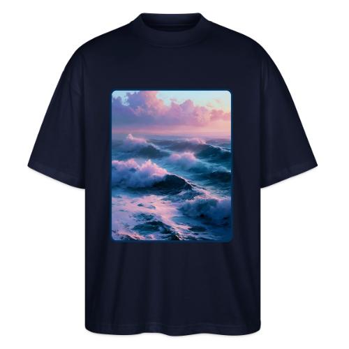 Dreamy Pastel Ocean Sunset Art - Stanley/Stella Blaster Oversized T-Shirt 