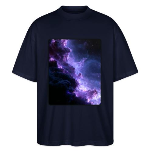 Purple Nebula Space Design - Stanley/Stella Blaster Oversized T-Shirt 