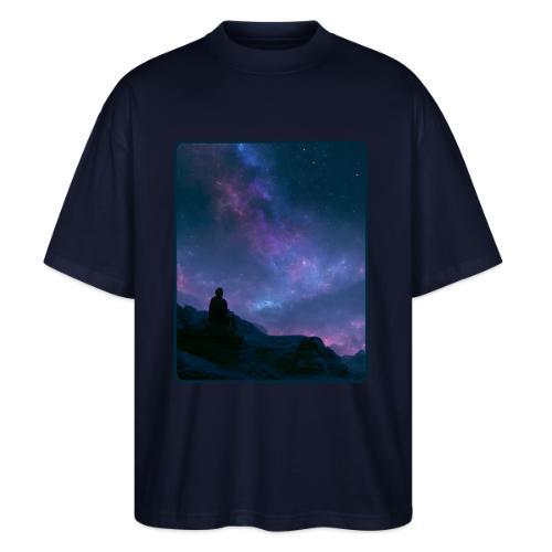 Stargazer Nebula Night Sky Art - Stanley/Stella Blaster Oversized T-Shirt 